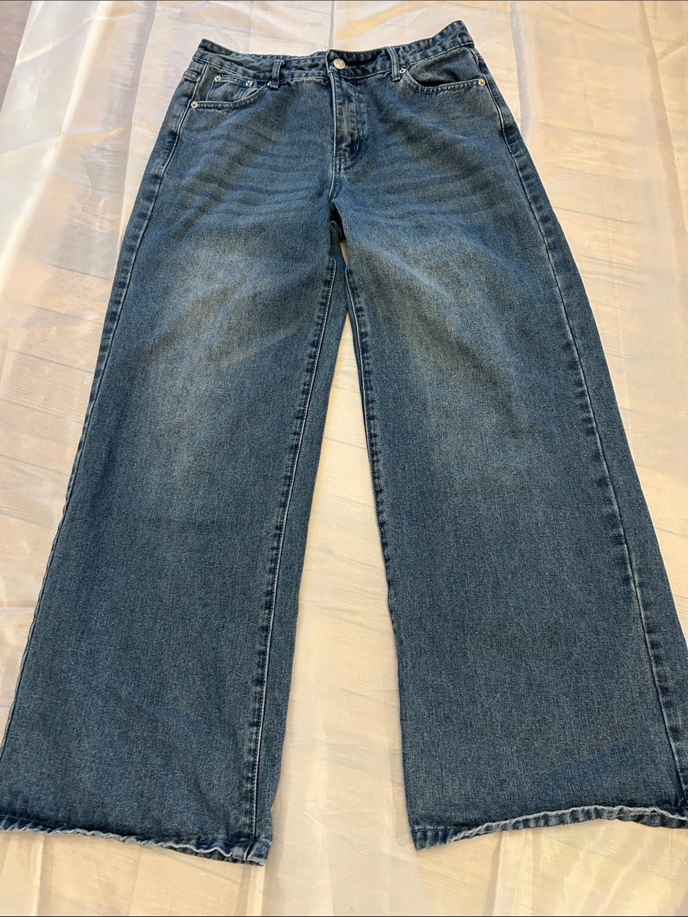 Blue Asphalt Signature Denim Jeans with Yellow Accent Label
